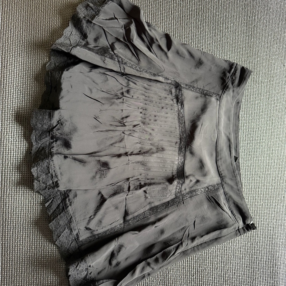 H&M Black‎ Lace-Trim Mini Skirt Sz 8 NWT - Picture 12 of 12